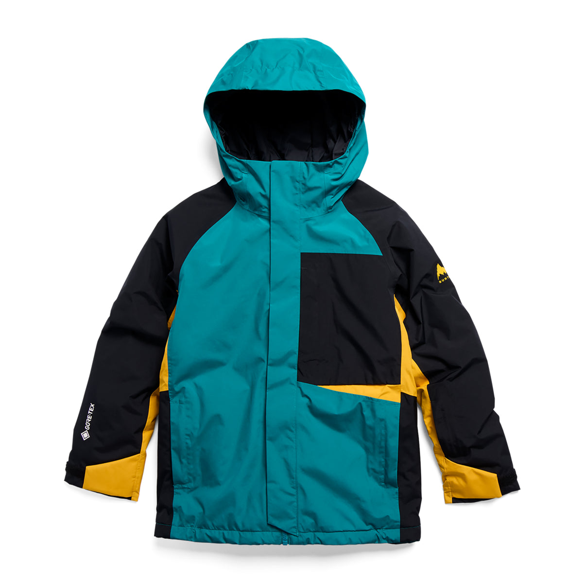 Burton 2027 Kids Powline Gore-Tex Jacket - Pacific Teal/Goldenrod/True Black