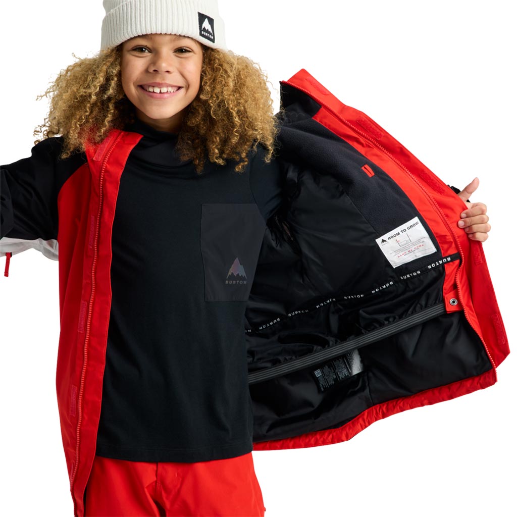 Burton 2026 Kids Powline Gore-Tex Jacket - Flame Scarlet/True Black