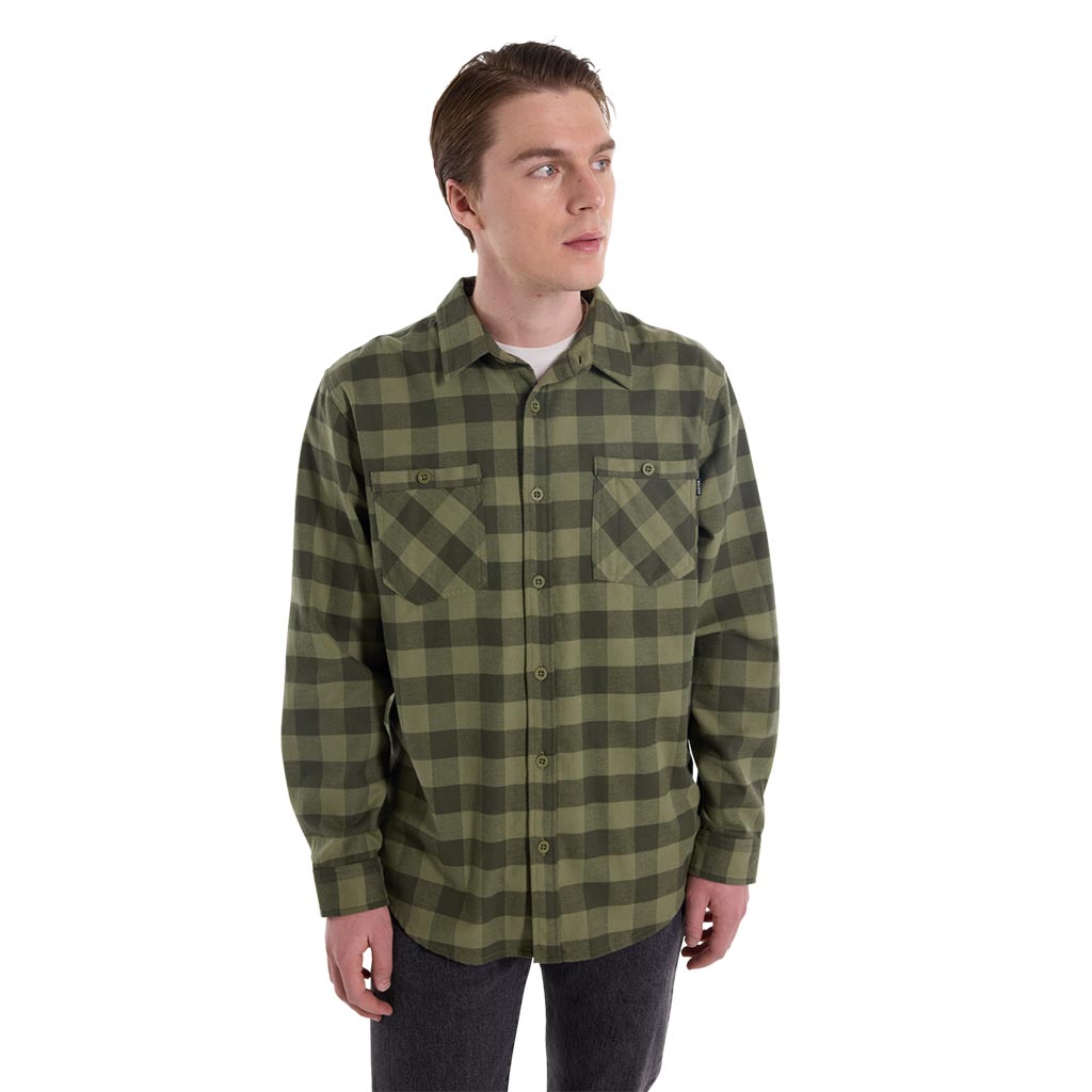 Burton Favourite Flannel - Forest Moss Buffalo Plaid