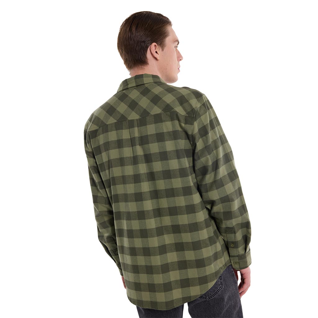Burton Favourite Flannel - Forest Moss Buffalo Plaid