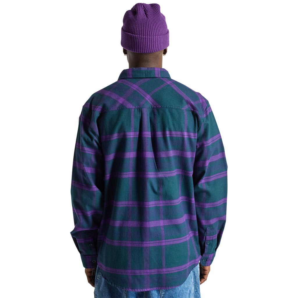 Burton Favourite Flannel - Deep Emerald/Imperial Purple Plaid