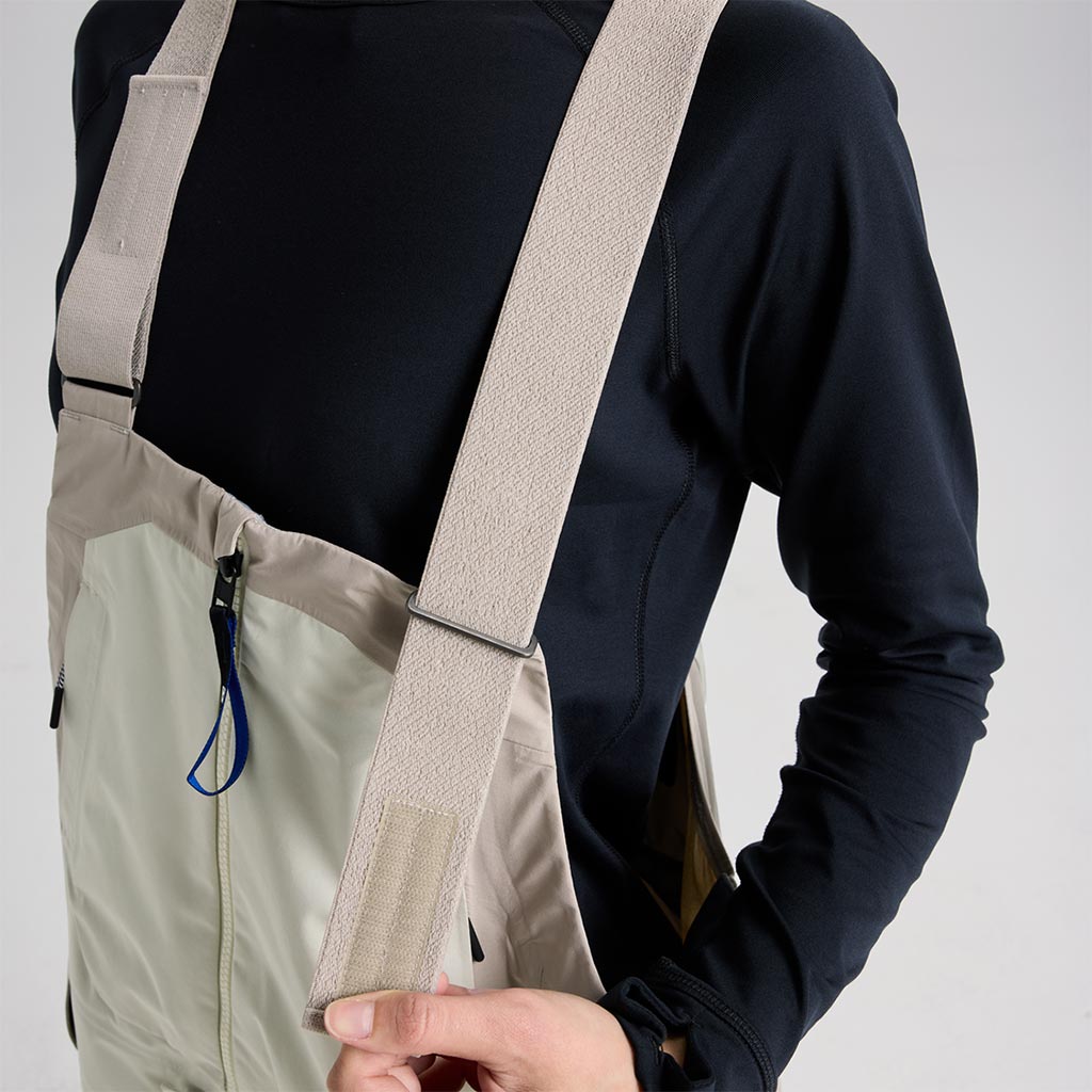 Burton 2026 AG Hardpack 3L Gore Bib Pant - Bone White/Stone Grey - Large