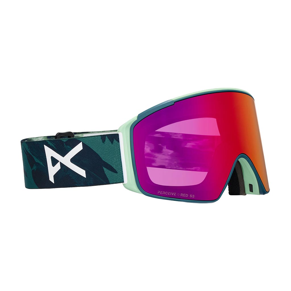 Anon 2026 M4S Cylindrical Goggle - Family Tree/Sunny Red