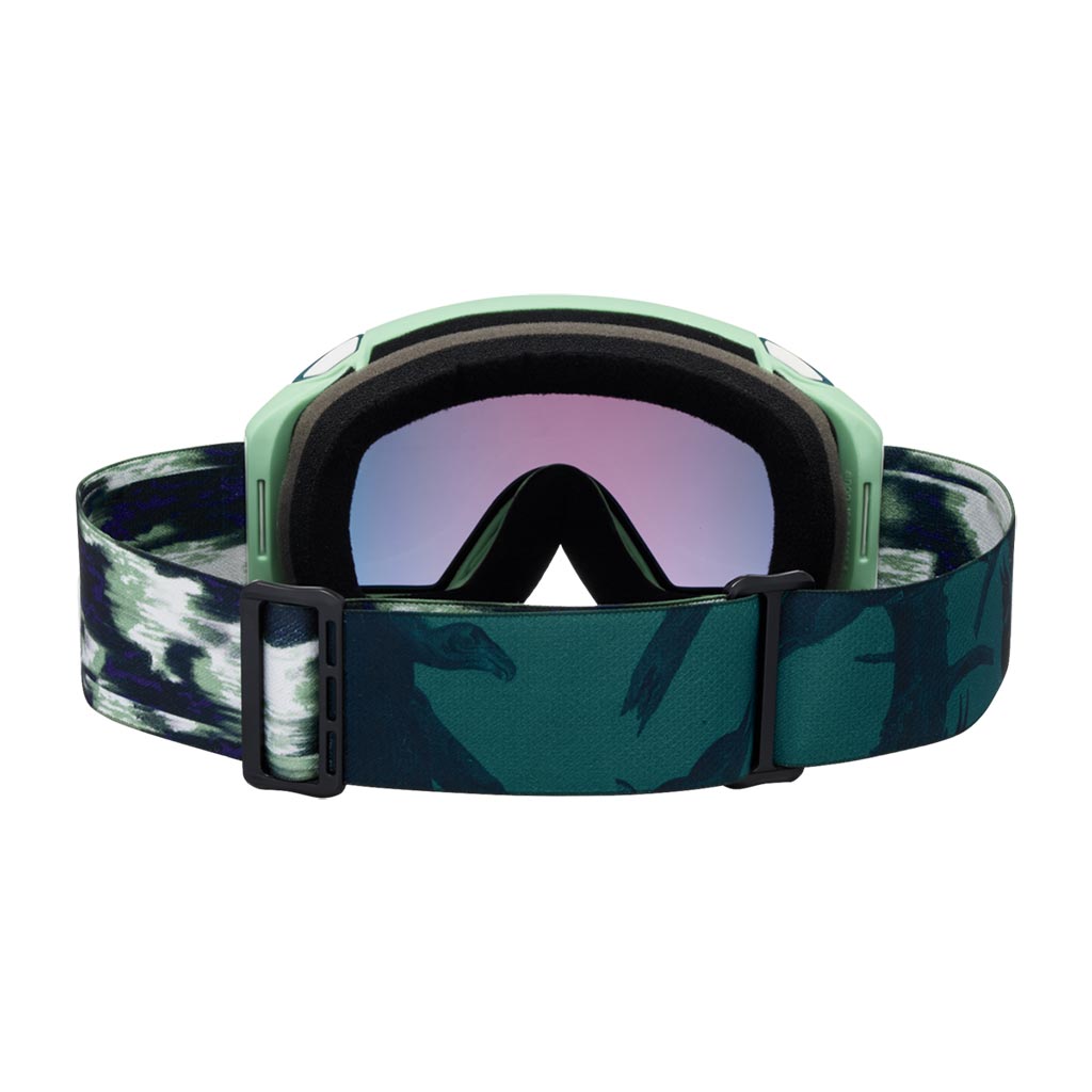 Anon 2026 M4S Cylindrical Low Bridge Goggle - Family Tree/Sunny Red