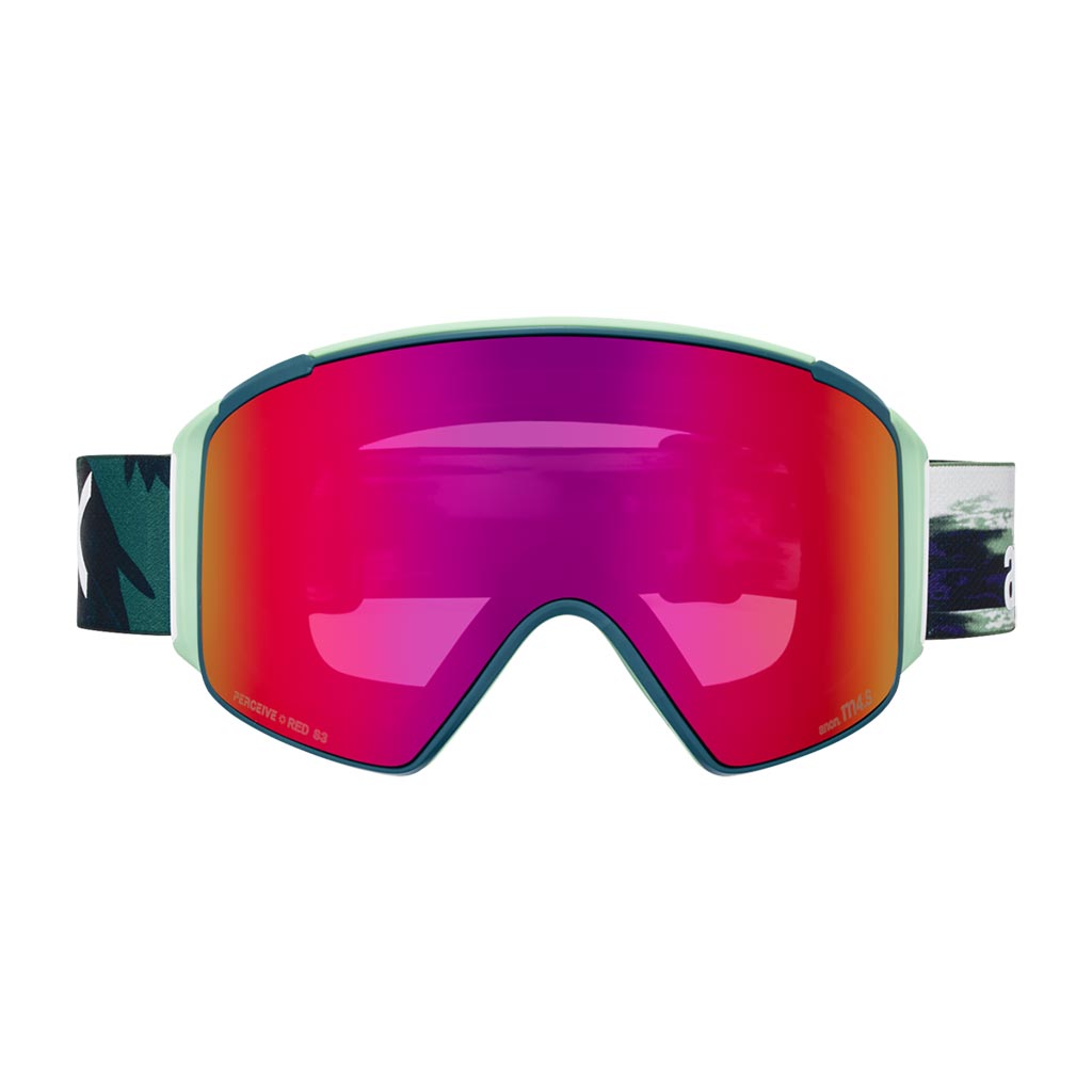 Anon 2026 M4S Cylindrical Goggle - Family Tree/Sunny Red