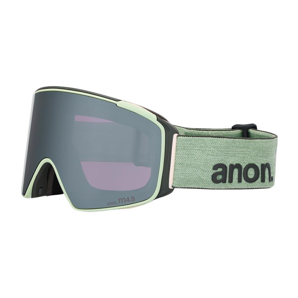 Anon 2026 M4S Cylindrical Goggle - Soft Sage/Sunny Onyx