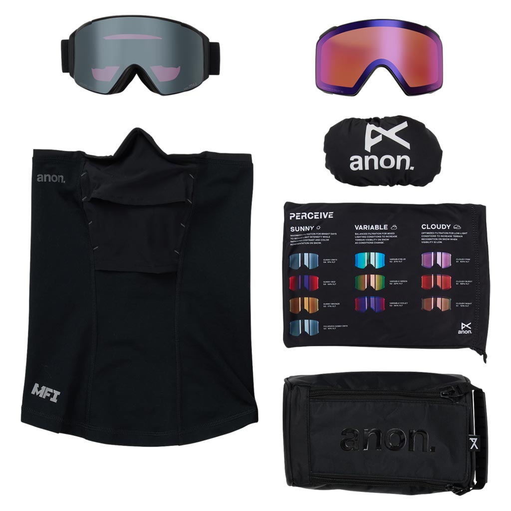 Anon 2026 M4S Cylindrical Goggle - Smoke/Sunny Onyx