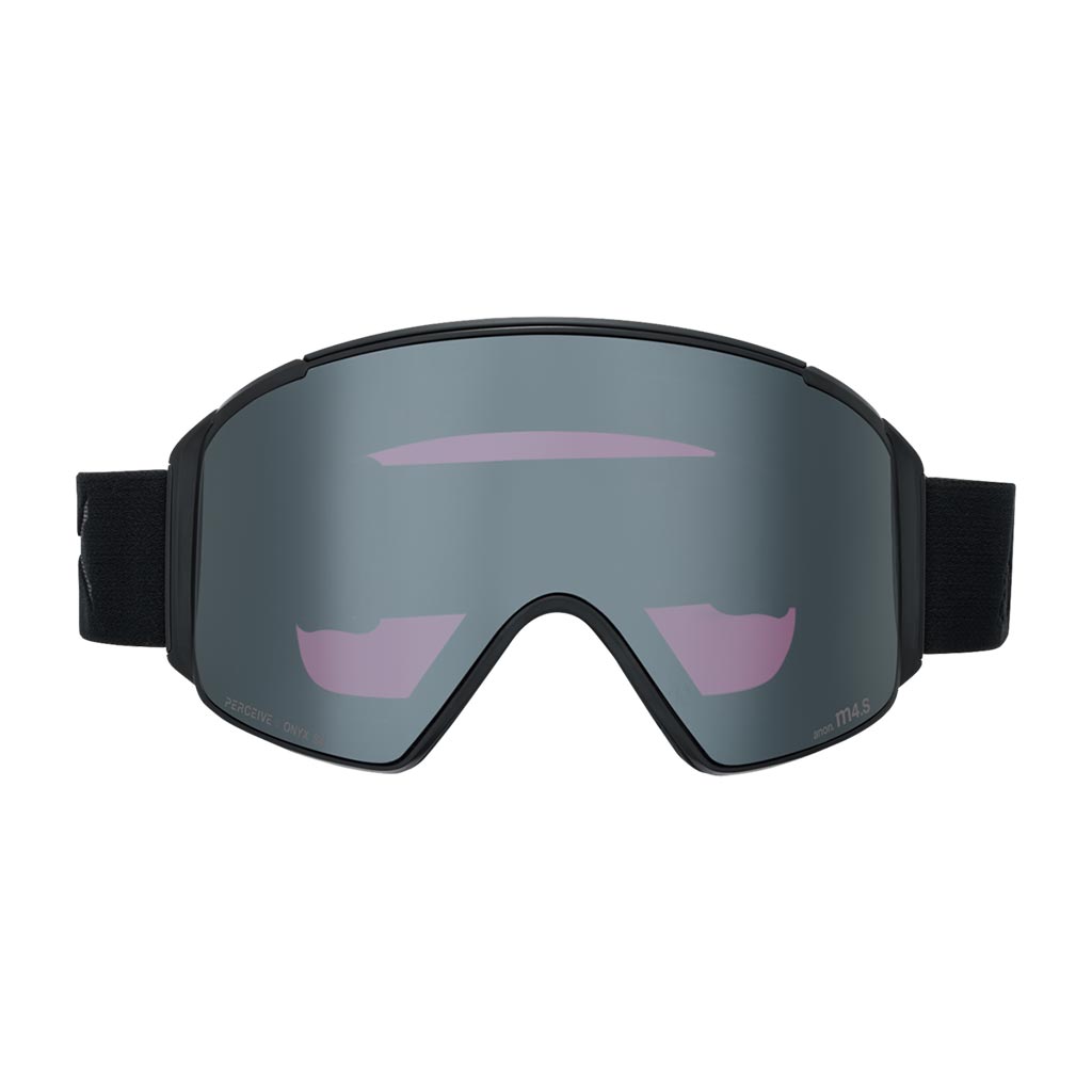 Anon 2026 M4S Cylindrical Low Bridge Goggle - Smoke/Sunny Onyx