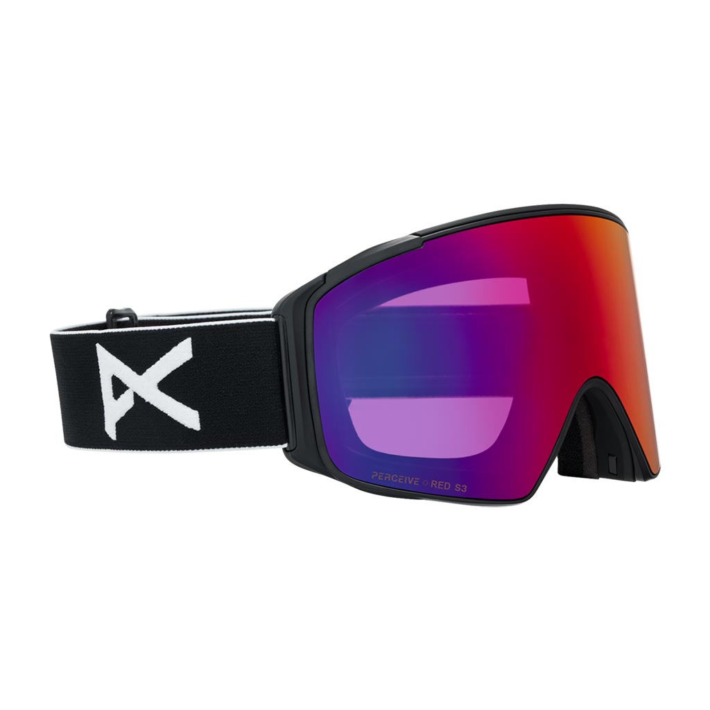 Anon 2026 M4S Cylindrical Goggle - Black/Sunny Red