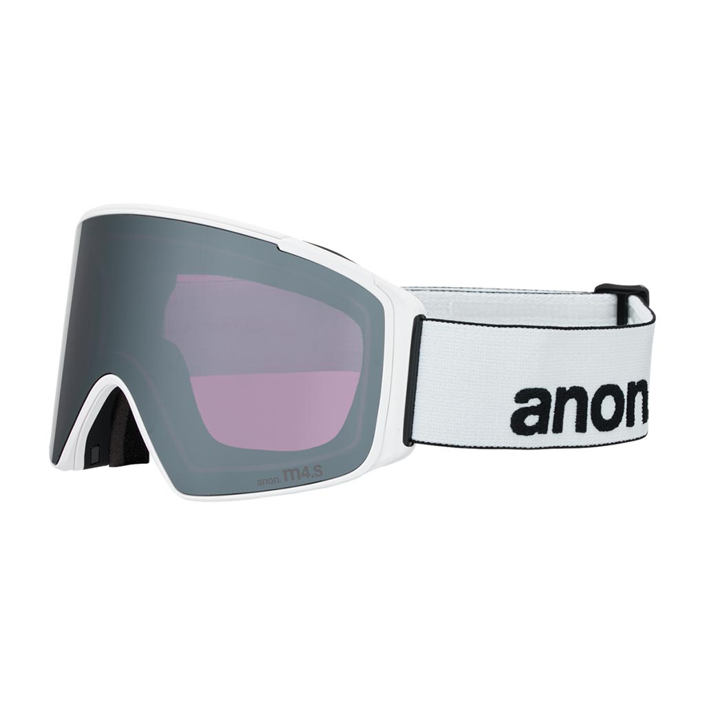 Anon 2026 M4S Cylindrical Goggle - White/Sunny Onyx