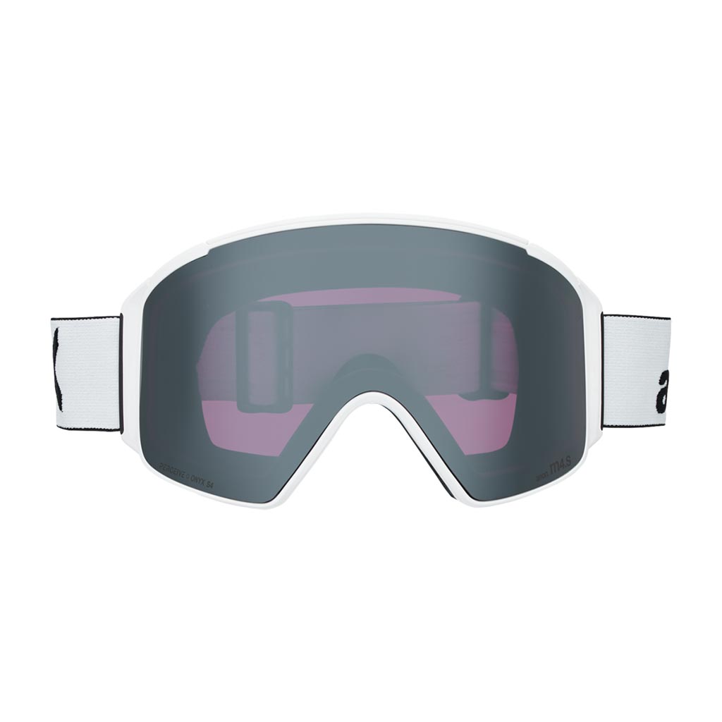 Anon 2026 M4S Cylindrical Low Bridge Goggle - White/Sunny Onyx