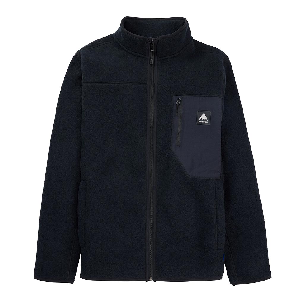Burton 2026 Cinder Full Zip Fleece - True Black