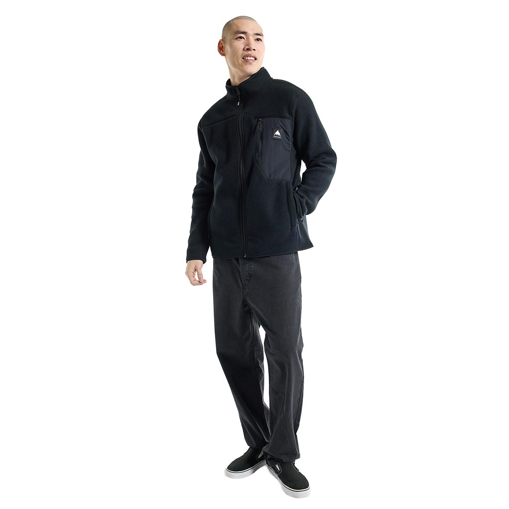 Burton 2026 Cinder Full Zip Fleece - True Black