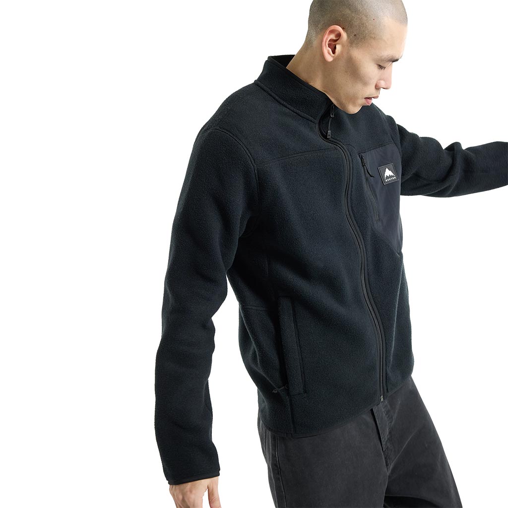 Burton 2026 Cinder Full Zip Fleece - True Black