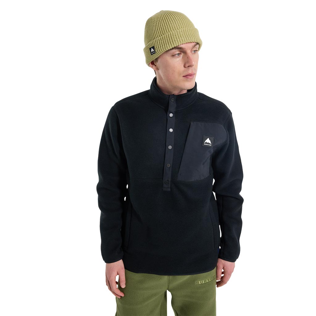 Burton Cinder Fleece Pullover - True Black