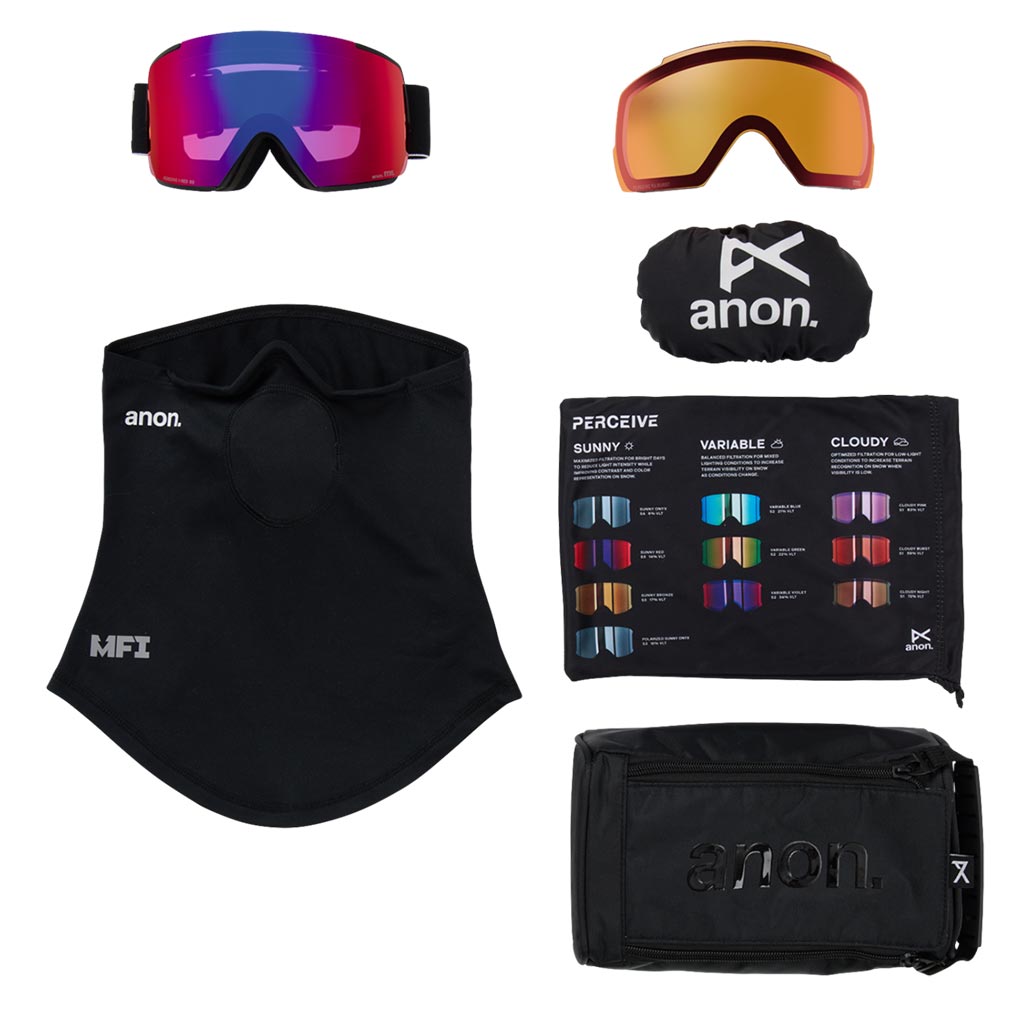 Anon 2026 M5 Goggle - Black/Sunny Red