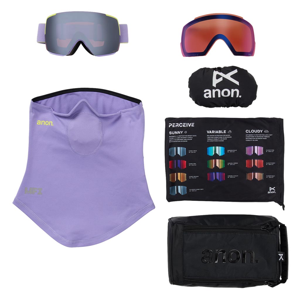 Anon 2026 M5S Goggle - Hyper Lilac/Sunny Onyx