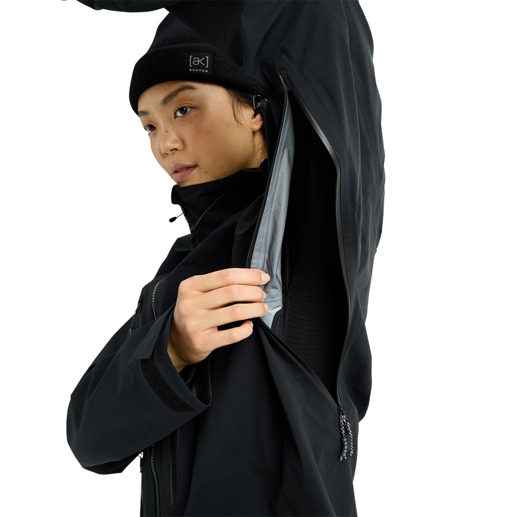 Burton 2026 Womens AK Tuvak Gore-Tex 3L Jacket - True Black