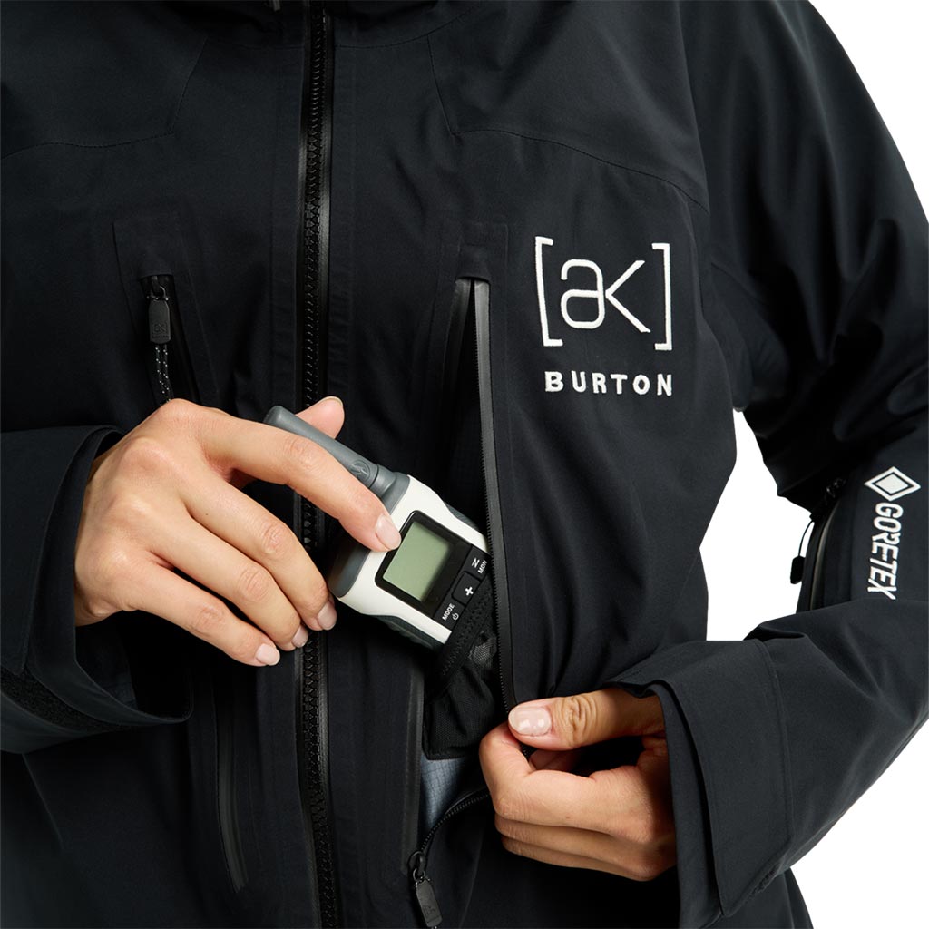 Burton 2026 Womens AK Tuvak Gore-Tex 3L Jacket - True Black