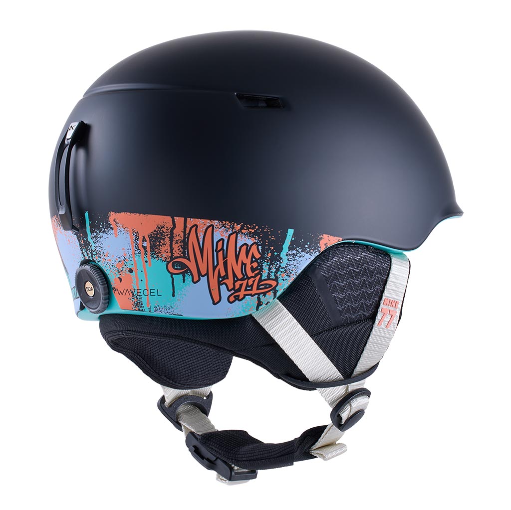 Burton Mine 77 Oslo Wavecel Helmet - True Black Spray Paint