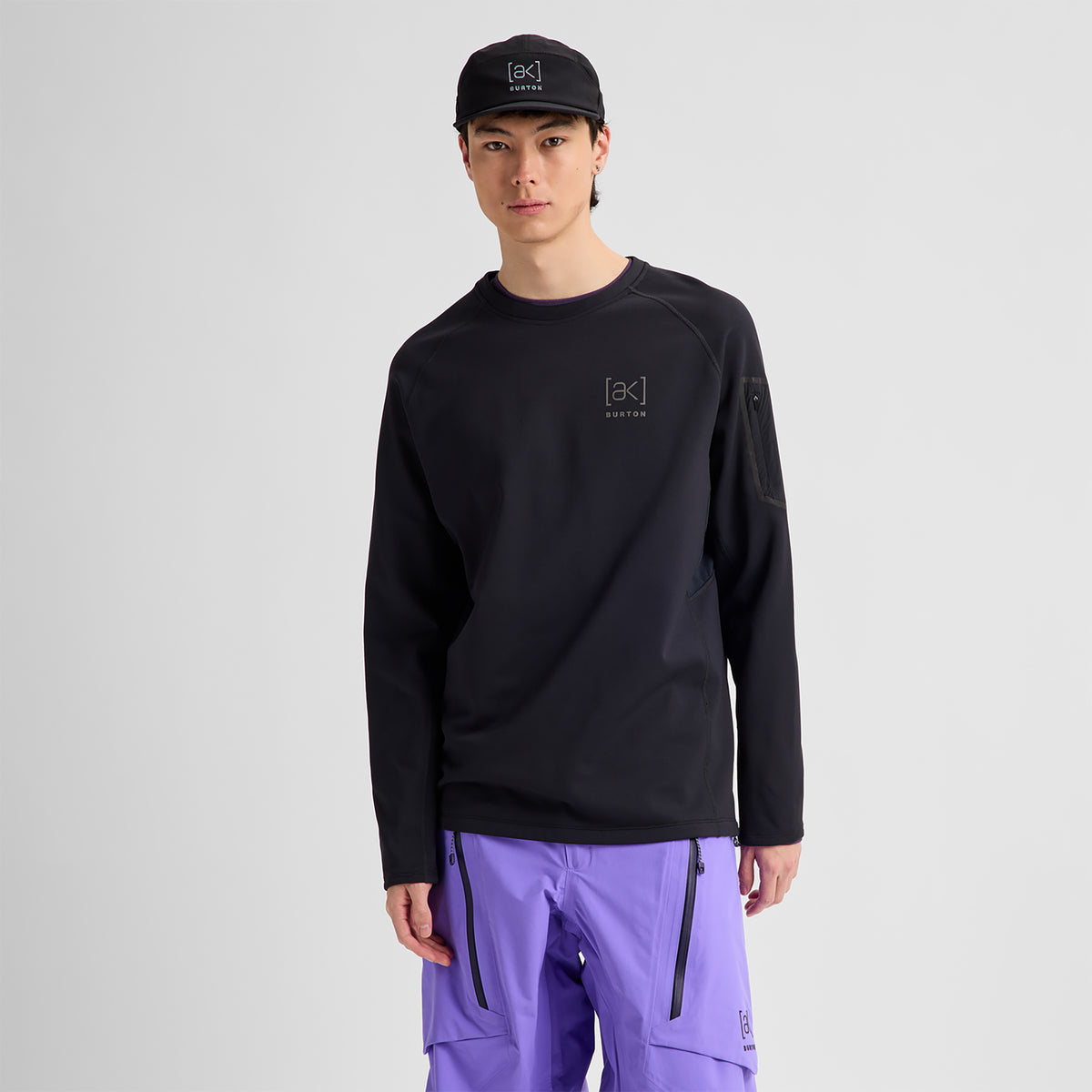 Burton 2027 AK Baker Fleece Crew - True Black