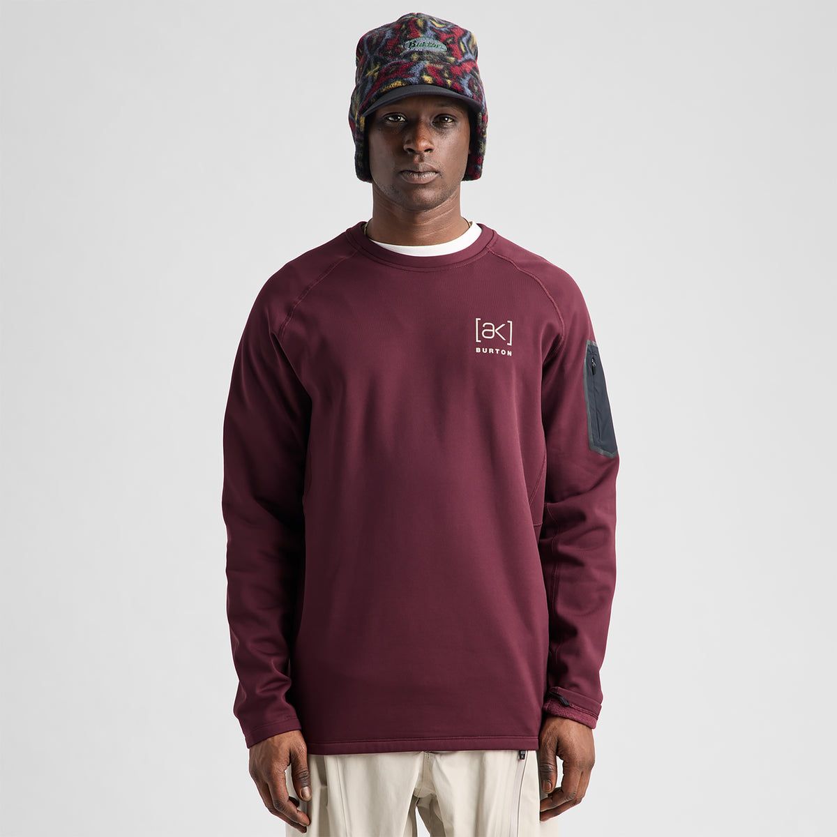 Burton 2027 AK Baker Fleece Crew - Rum Raisin