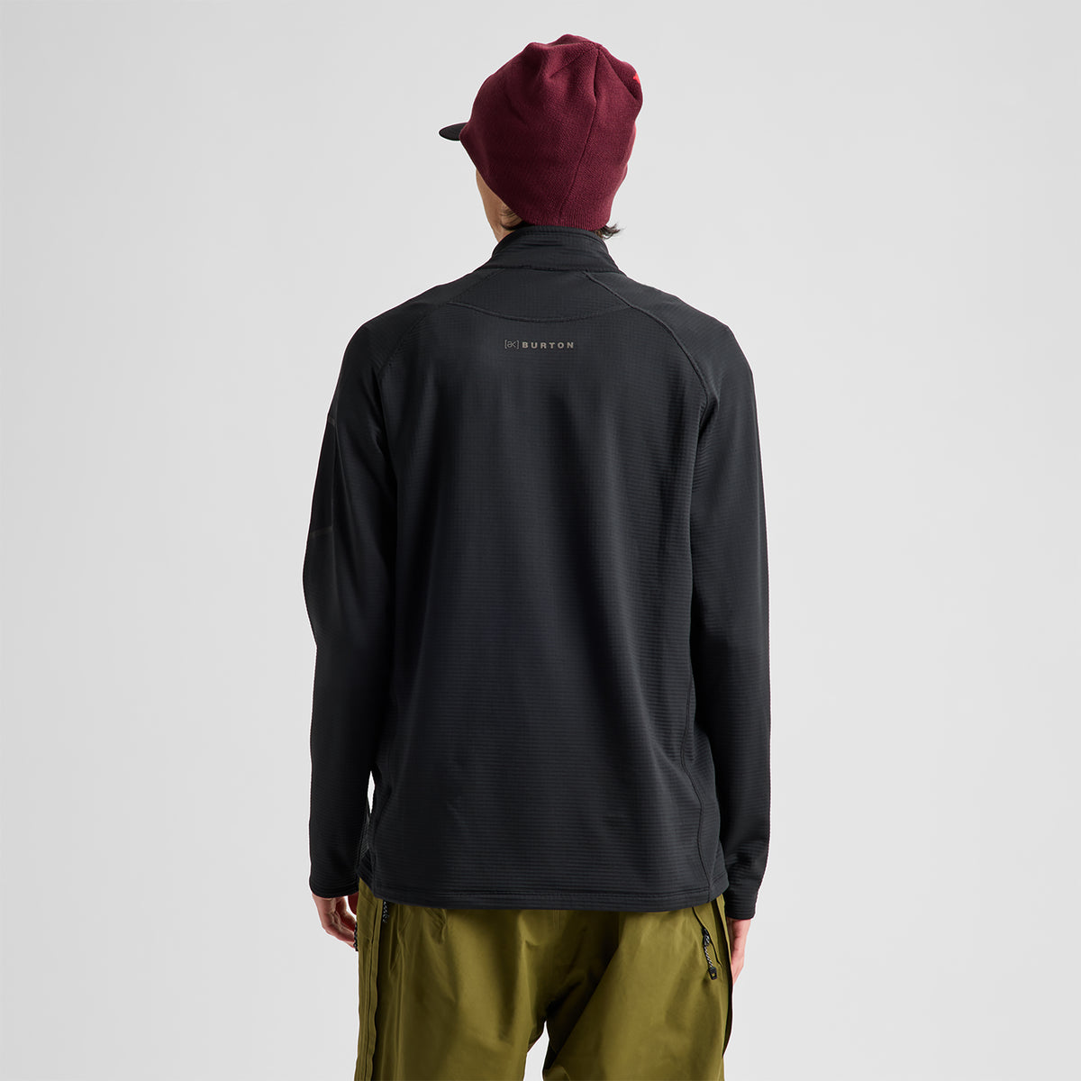Burton 2027 AK Helium Halfzip Fleece - True Black