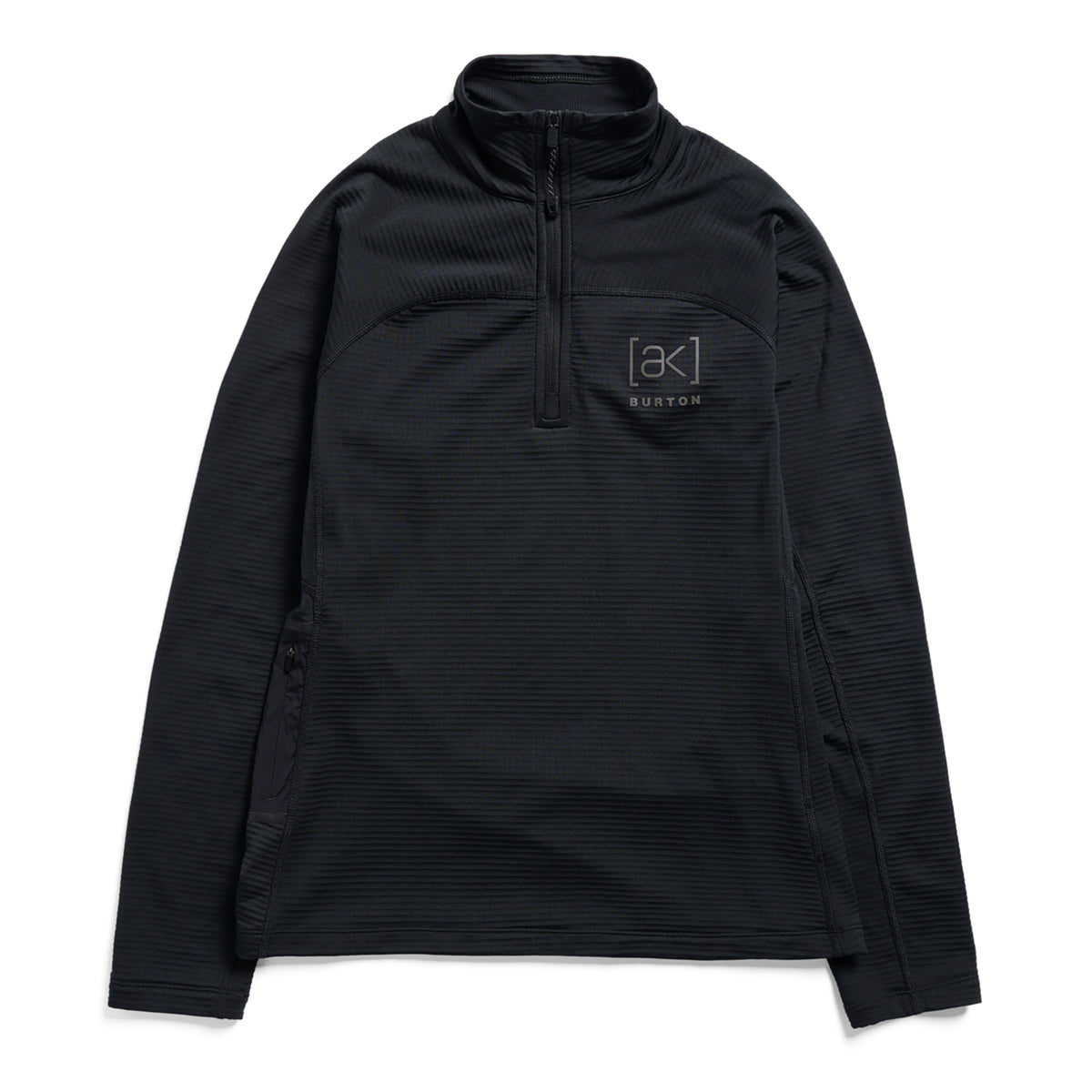 Burton 2027 Womens AK Helium Quarterzip Fleece - True Black
