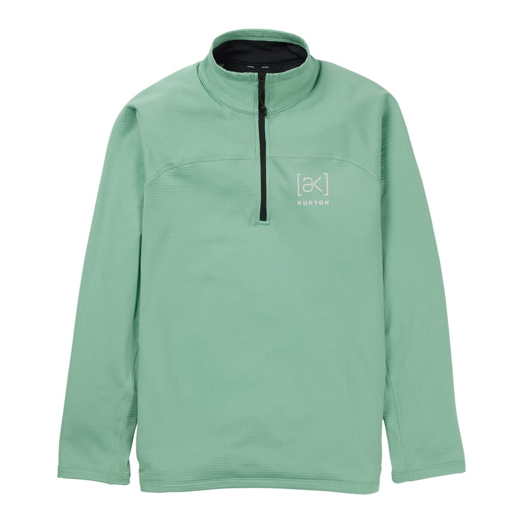 Burton Womens AK Helium 1/4 Zip Grid Fleece - Soft Sage