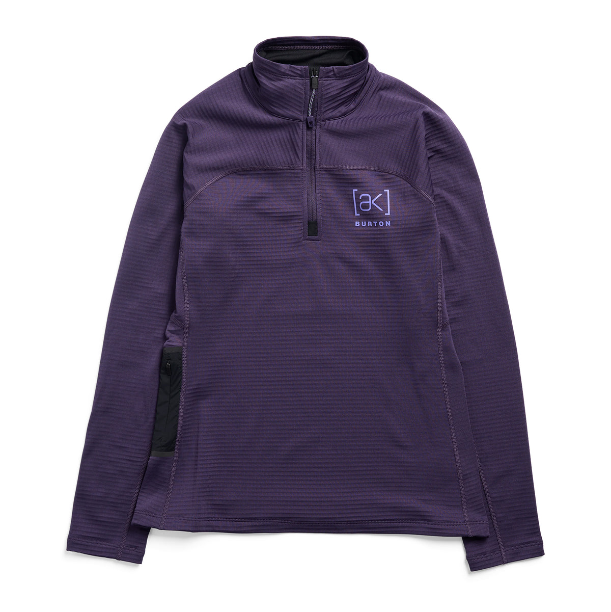 Burton 2027 Womens AK Helium Quarterzip Fleece - Nightshade Purple