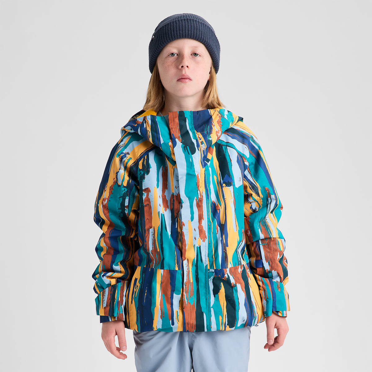 Burton 2027 Kids Skimmer Jacket - Paint Stripe