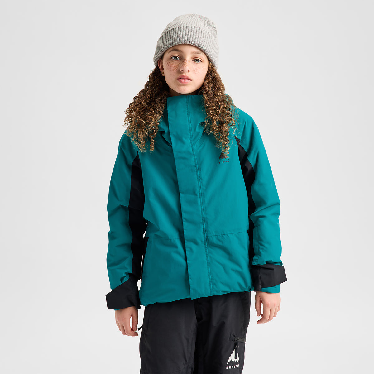 Burton 2027 Kids Skimmer Jacket - Pacific Teal/True Black