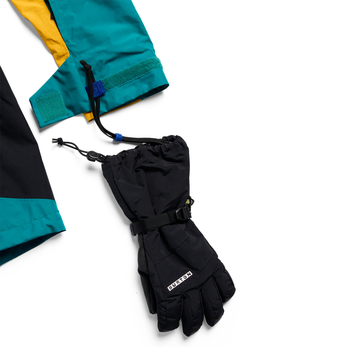 Burton 2027 Kids Gore-Tex Shell Jacket - Pacific Teal/Goldenrod/True Black