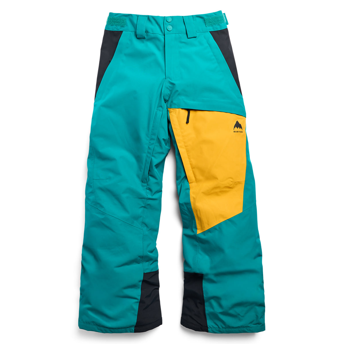 Burton 2027 Kids Gore-Tex Shell Pant - Pacific Teal/Goldenrod/True Black