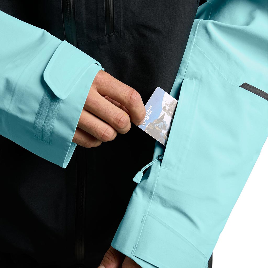 Burton 2026 Reserve 3L Jacket - Black/Light Teal