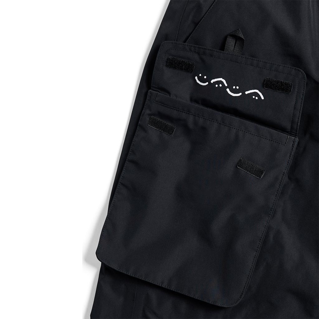 Burton Zeb 2L Baggy Cargo Pant - True Black
