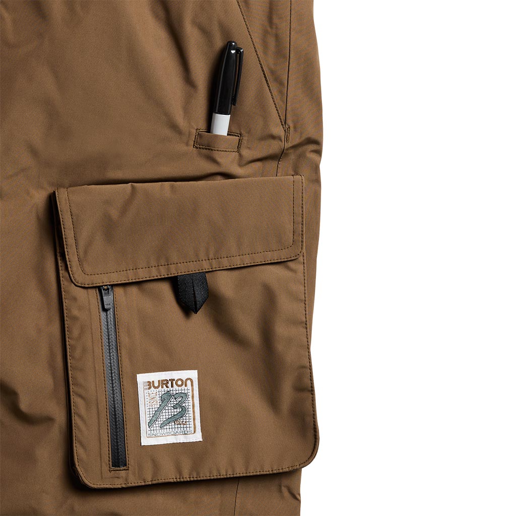 Burton Zeb 2L Baggy Cargo Pant - Earth Ship Brown