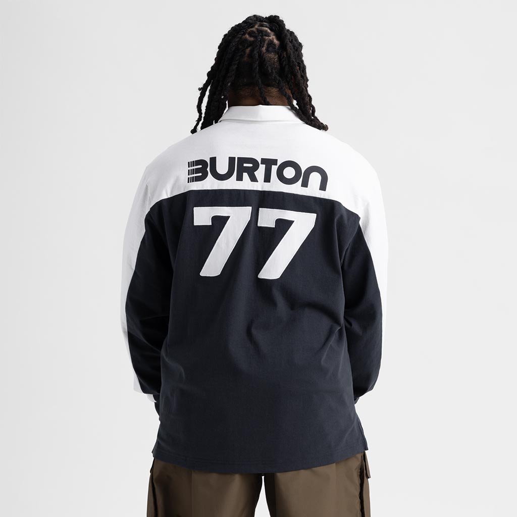 Burton Zeb L/S Rugby Shirt - True Black/Stout White