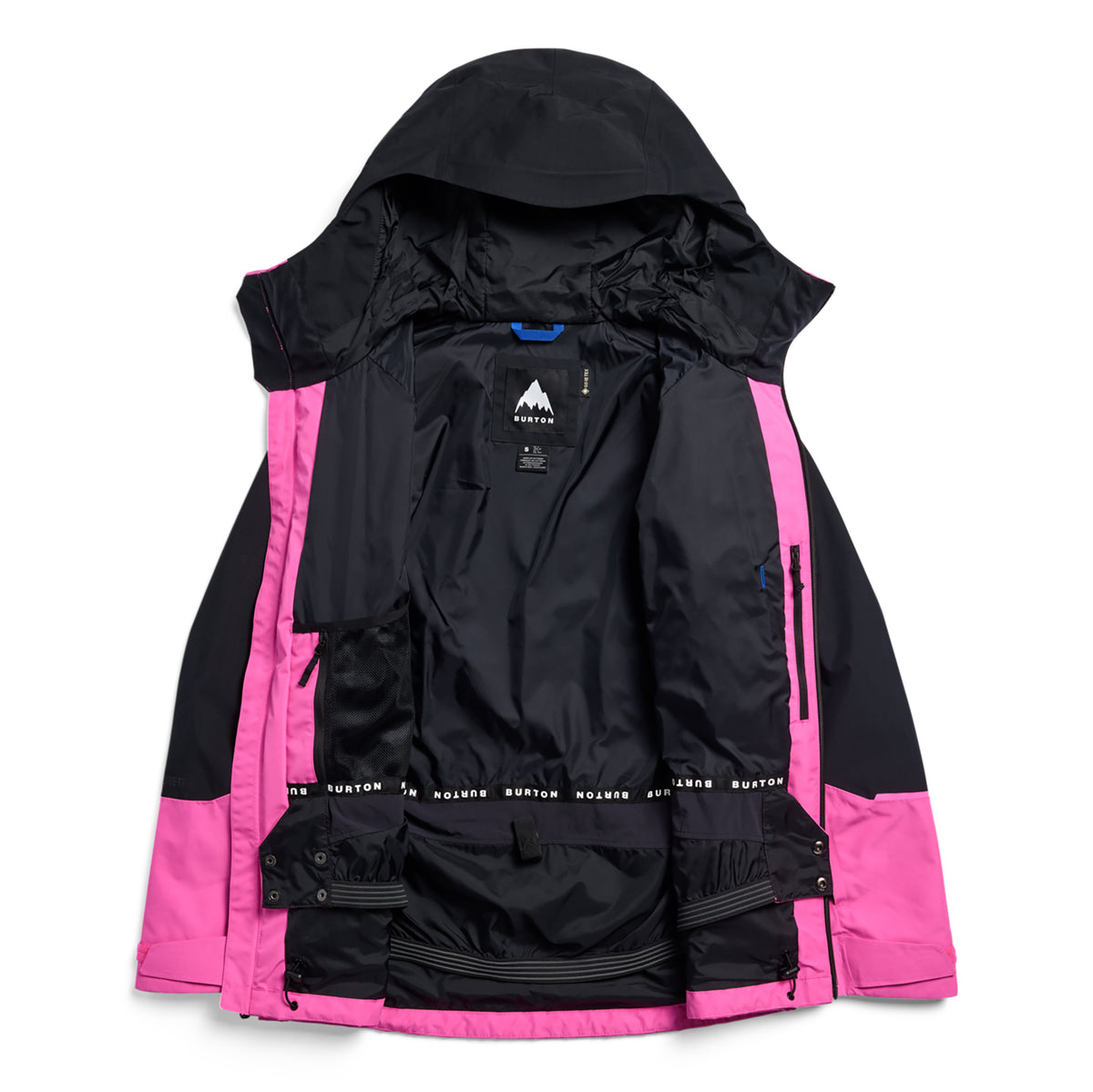Burton 2027 Womens Gore-Tex Reserve Jacket - True Black/Shockwave Pink