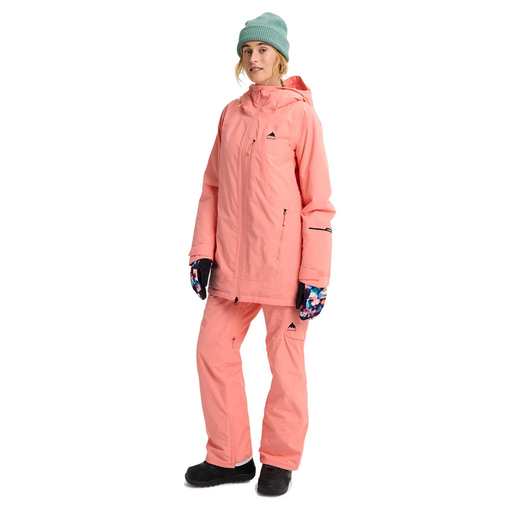 Burton 2026 Womens Insulated Reserve Jacket - Sunrise Coral