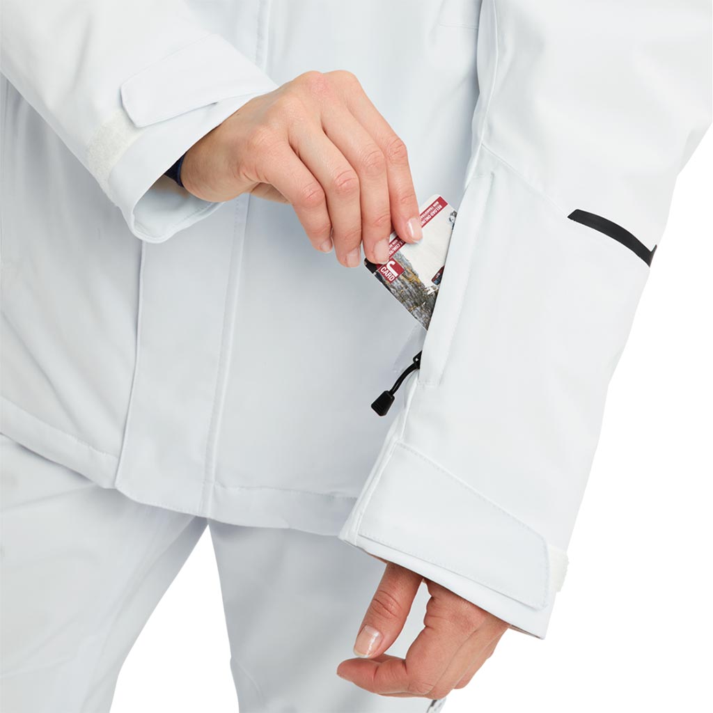 Burton 2026 Womens Insulated Reserve Stretch Jacket - Stout White