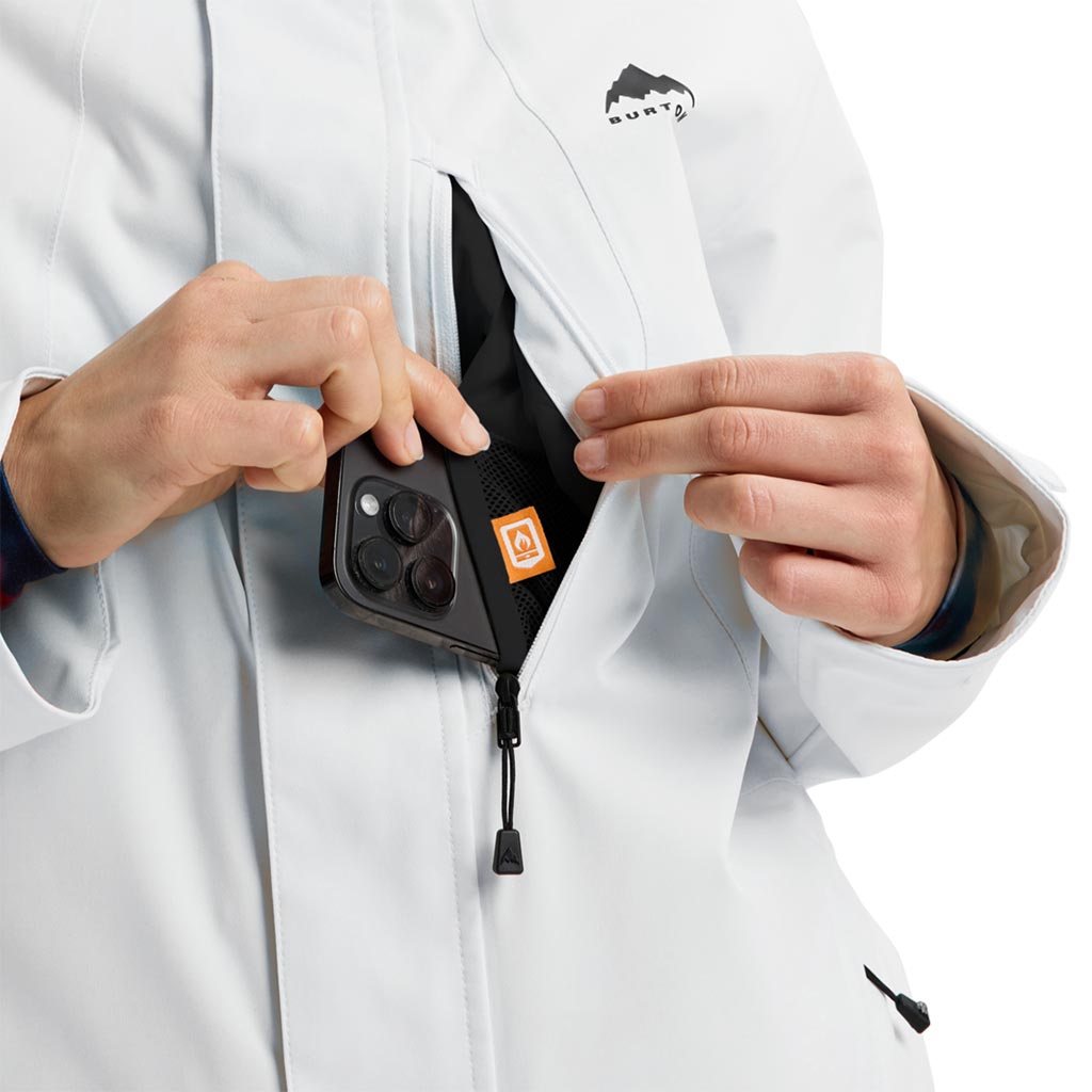 Burton 2026 Womens Insulated Reserve Stretch Jacket - Stout White