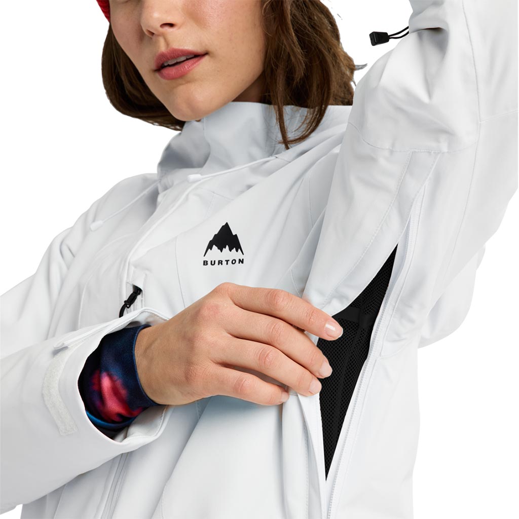 Burton 2026 Womens Insulated Reserve Stretch Jacket - Stout White