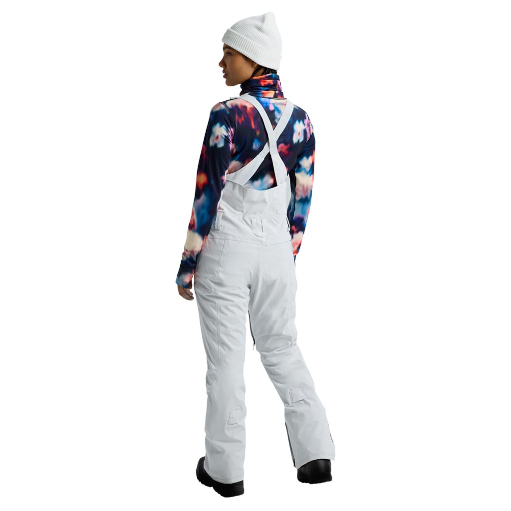 Burton 2026 Womens Stretch Reserve Bib Pant - Grey Cloud
