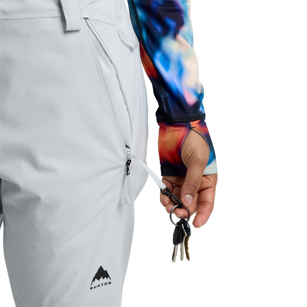 Burton 2026 Womens Stretch Reserve Bib Pant - Grey Cloud