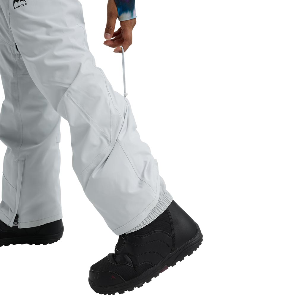 Burton 2026 Womens Stretch Reserve Bib Pant - Grey Cloud