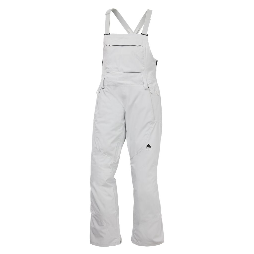 Burton 2026 Womens Stretch Reserve Bib Pant - Grey Cloud
