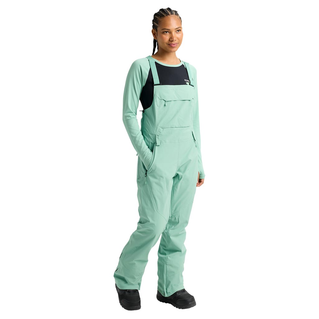Burton 2026 Womens Stretch Reserve Bib Pant - Soft Sage