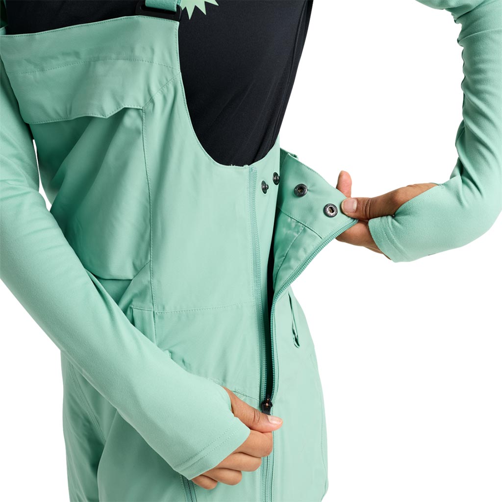 Burton 2026 Womens Stretch Reserve Bib Pant - Soft Sage