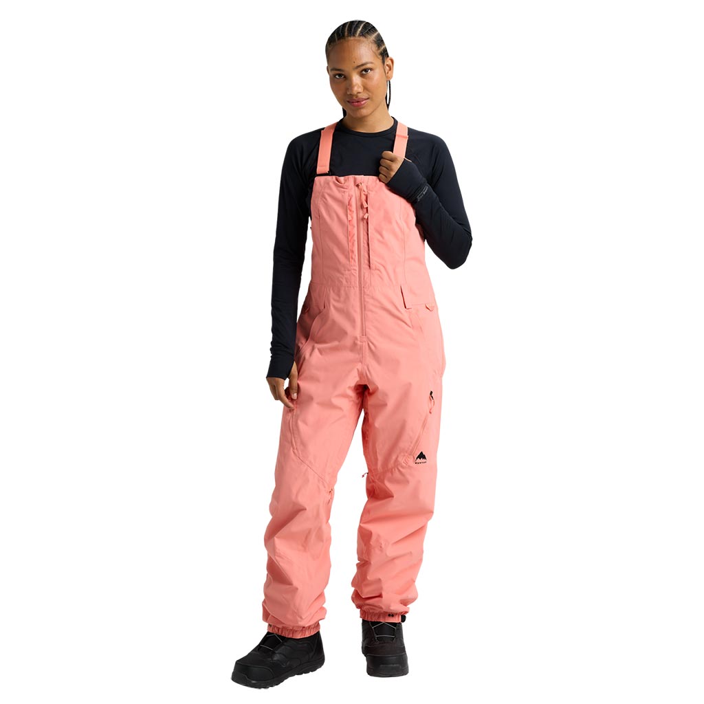 Burton 2026 Womens Reserve Bib Pant - Sunrise Coral